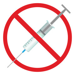 Refusal vaccination drugs sign