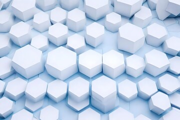 blue cubes background