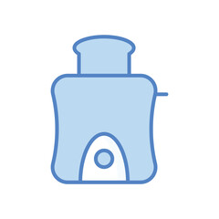 Toaster icon isolate white background vector stock illustration