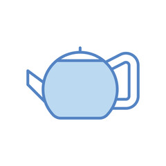 Kettle icon isolate white background vector stock illustration
