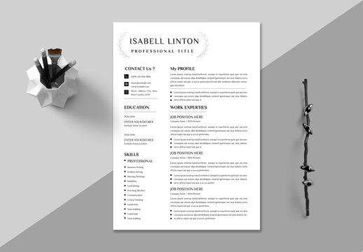 Clean Resume Layout