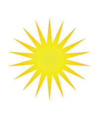 Vector sun icon