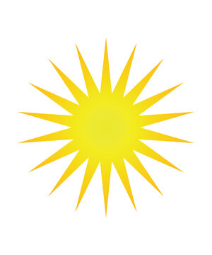 Vector sun icon