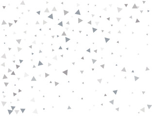 Gender Neutral Silver Triangular Confetti