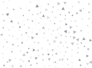 Gender Neutral Silver Triangular Confetti