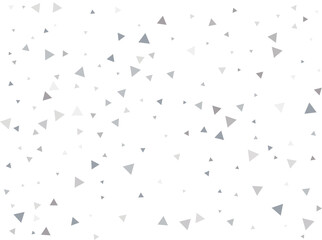 Gender Neutral Silver Triangular Confetti