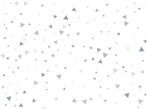 Gender Neutral Silver Triangular Confetti
