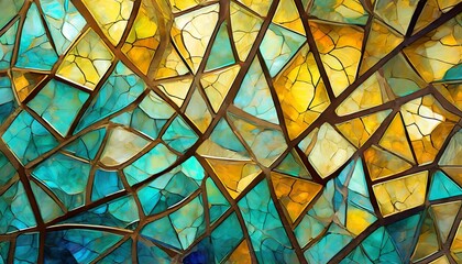 Stained Glass Texture of Opal Stone