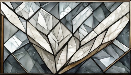 Stained Glass Texture of Quartz Stone