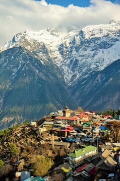 Reckong Peo, Rekong Peo, Peo village, Kinnaur district, Himachal Pradesh, India