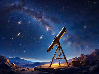 星を追いかける望遠鏡