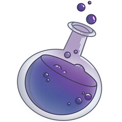 witch bottle of poison for Halloween