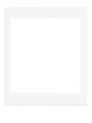 white photo frame white polaroid transparent background png for picture