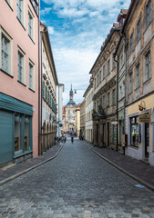 Fototapeta na wymiar old street Bamberg