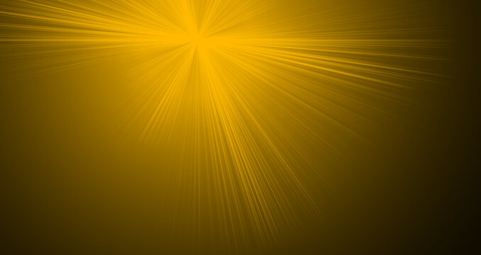 Overlay, flare light transition, effects sunlight, lens flare, light leaks. High-quality stock image of warm sun rays light effects, overlays or yellow flare isolated on black background for design