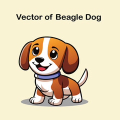 Vector of Beagle Dog