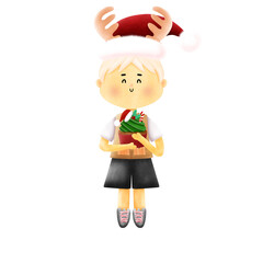 christmas, woman, santa, hat, beauty, holiday, xmas, red, gift, person, winter, smile, costume, claus, people, fashion, celebration, present, child, dress, lady, fun, joy, happiness, santa claus