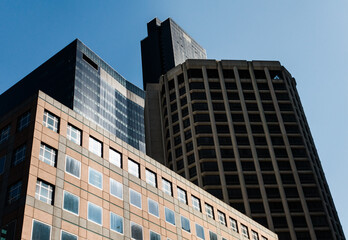 Four High Rise Buildings Viewed from King St, Melbourne