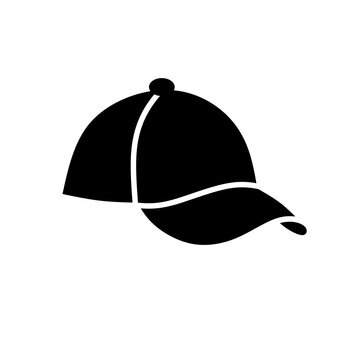 baseball cap vector with flat design