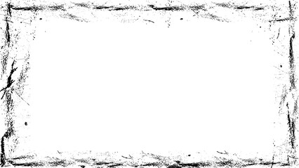 Grunge border frame. vector template