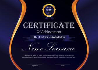 certificate new professional design 