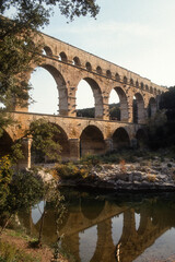 Pont du Gard,  le Gardon, Pont du Gard, 30, Gard, r&eacute;gion Occitanie, France