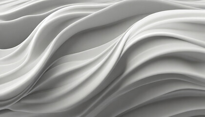 abstract 3d background white grey wavy waves flowing ripple surface