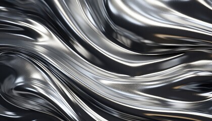 mercury silver liquid ,abstract fluid waves , background 