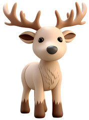 Obraz premium Christmas decoration reindeer