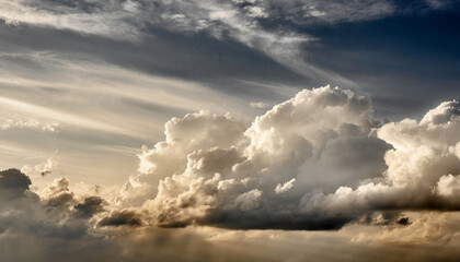 Fototapeta na wymiar sunset sky with clouds close up texture