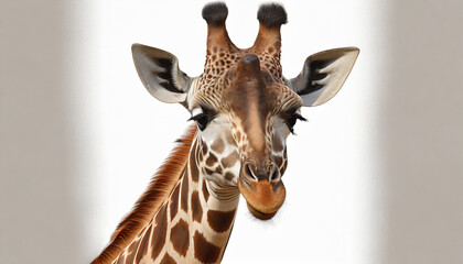 Obraz premium giraffe isolated