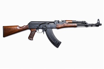 the ak 47 rifle that was made in the ussr and is still in production - obrazy, fototapety, plakaty