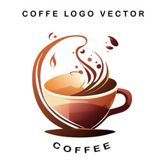 Coffee cup logo vector