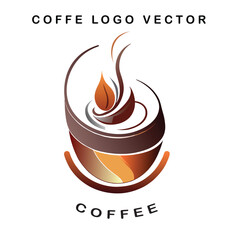 Coffee cup logo vector