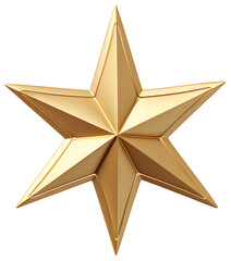 Christmas decoration gold star