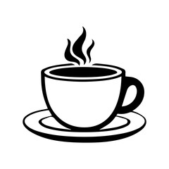 hand drawn sketchy tea and coffee cups. Coffee break, Illustration for menu.