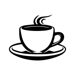 hand drawn sketchy tea and coffee cups. Coffee break, Illustration for menu.