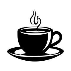 hand drawn sketchy tea and coffee cups. Coffee break, Illustration for menu.