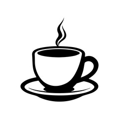 hand drawn sketchy tea and coffee cups. Coffee break, Illustration for menu.