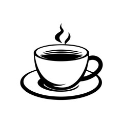 hand drawn sketchy tea and coffee cups. Coffee break, Illustration for menu.