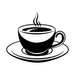 hand drawn sketchy tea and coffee cups. Coffee break, Illustration for menu.