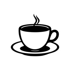 hand drawn sketchy tea and coffee cups. Coffee break, Illustration for menu.