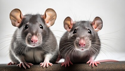 rat and a rat - obrazy, fototapety, plakaty