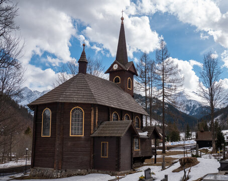 Church of St. Anna in Tatransk&aacute; Javorina was built in a beautiful environment with an amazing view of the Belianske Tatras