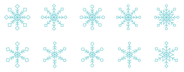 Winter Snowfflake Icon