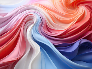 Obraz premium Abstract colorful background with swirl motion abstract elements, pink, and periwinkle sheets.