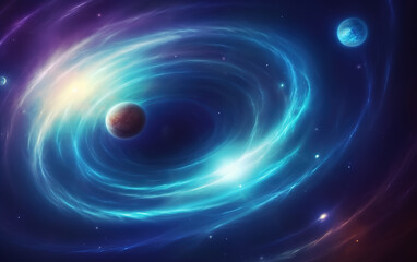 cosmic starry sky background,created with Generative AI tecnology.