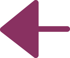 flat arrow icon
