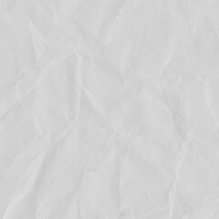 Recycled crumpled white paper texture background. Royalty high-quality free stock photo image of Wrinkled and creased abstract backdrop, wallpaper with copy space, top view