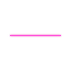 Glowing neon stick. transparent pink sparkling light line element.  Glowing Neon Lights Line 